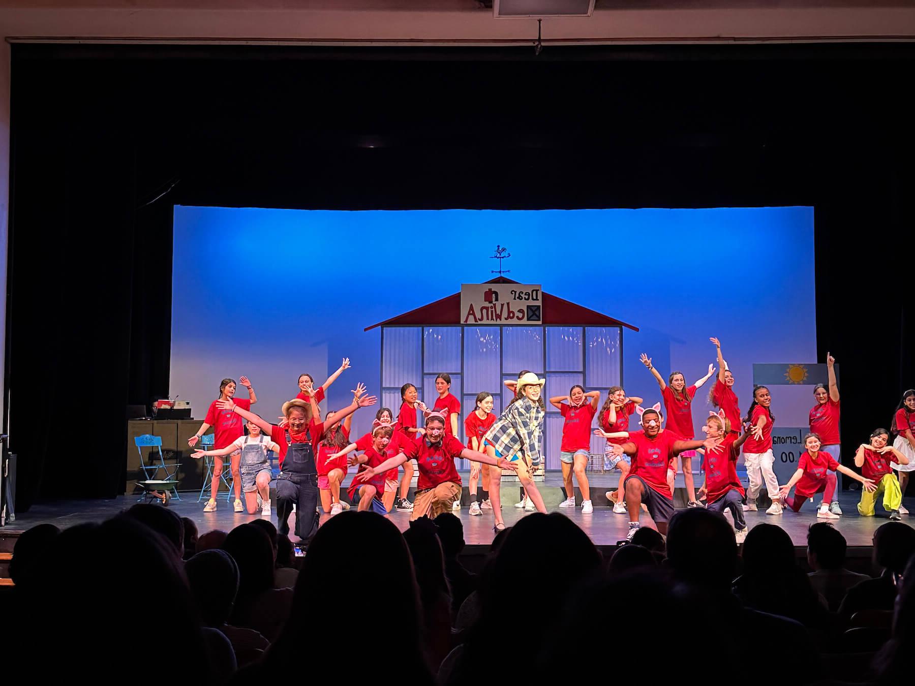 Ethical Culture Fieldston School students performing in Middle School musical